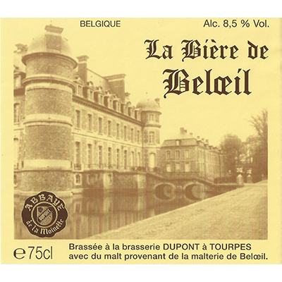 5410702000911 Bière de Beloeil - 75cl Bière  refermentée en bouteille Sticker Front